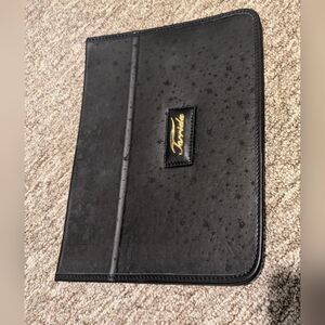 Terrida Black Leather iPad Case